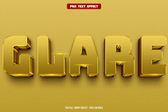 Glare 3D editable text effect Product Image 1