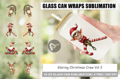 Glass Can Glaring Christmas Crew Product Image 1
