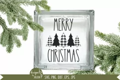 Merry Christmas, Plaid Trees, Christmas Designs Product Image 6