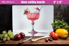 Glass Cutting Boards Kitchen | Cocktail PNG Product Image 1