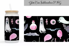 Libbey Halloween glass wrap | Halloween Sublimation design Product Image 1
