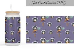 Libbey Glass Can Witch | Halloween Glass Can Sublimation Product Image 1