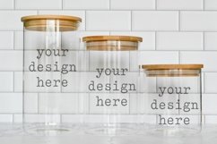 Canister Label Mockup|Stock Photo|Flat Lay|Kitchen Mockup Product Image 1