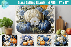 Pumpkin Glass Cutting Boards Kitchen Product Image 1
