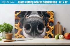 Glass Cutting Boards Kitchen | Funny dog Product Image 1