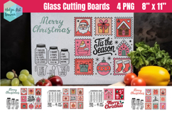 Christmas Glass Cutting Boards Kitchen Product Image 1
