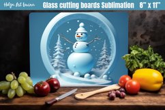 Christmas Glass Cutting Boards Kitchen Product Image 1
