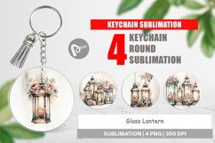 Keychain Glass Lantern Product Image 1