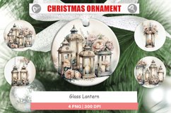 Ornament Glass Lantern Product Image 1