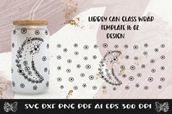 Glass Can Wrap Flower SVG Bundle. Libbey Can Glass Full Wrap Product Image 8