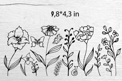 Can Glass Wrap Flower SVG. Libbey Glass Can Full Wrap. Product Image 2