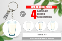 Keychain Glass of Milk Product Image 1