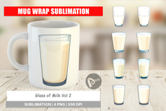 Mug Wrap Glass of Milk Product Image 1