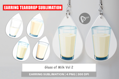 Earring Glass of Milk Product Image 1