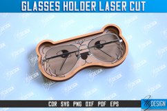 Glasses Holder Laser Cut | Eyeglass Stand | Bear Face | CNC Product Image 1