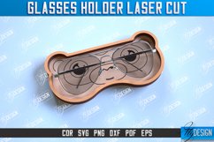 Glasses Holder Laser Cut | Eyeglass Stand | Monkey Face |CNC Product Image 1