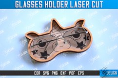Glasses Holder Laser Cut | Eyeglass Stand | Unicorn Face|CNC Product Image 1