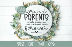 Grandparents Create Memories | Grandkids SVG | Grandma SVG Product Image 2