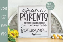 Grandparents Create Memories | Grandkids SVG | Grandma SVG Product Image 3