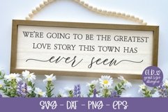 Greatest Love Story SVG | Love Quote SVG |Marriage SVG Product Image 1