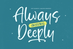 Glistening Rhythm - Bold Handwritten Font Product Image 9