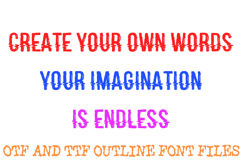 Glitch Alphabet Font Lettering ABC Wave OTF TTF Type Product Image 3