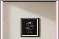 Eureka Glitch Sashiko Glow Embroidery Design Bundle Product Image 5