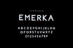 Glitch typeface font design vector Product Image 1
