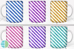 Stripes Mug - Stripe Pattern Mug Wrap Sublimation Bundle Product Image 1