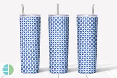Circulos Tumbler - Dot Pattern Skinny Tumbler Sublimation Product Image 5