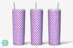 Circulos Tumbler - Dot Pattern Skinny Tumbler Sublimation Product Image 7