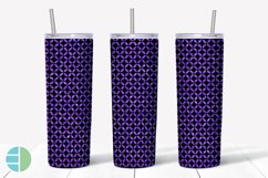 Circulos Tumbler - Dot Pattern Skinny Tumbler Sublimation Product Image 3