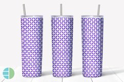 Circulos Tumbler - Dot Pattern Skinny Tumbler Sublimation Product Image 4