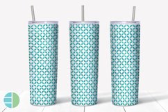 Circulos Tumbler - Dot Pattern Skinny Tumbler Sublimation Product Image 6