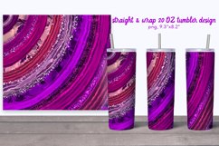 Purple abstract glitter tumbler designs| Tumbler sublimation Product Image 1