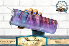 This is a glitter agate tumbler design. Sized for 20oz skinny tumblers.
