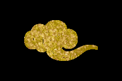 Glitter asian cloud clipart ornament element concept Product Image 2