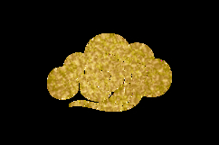 Glitter asian cloud clipart ornament element graphic Product Image 2