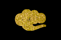 Glitter asian cloud clipart ornament element vector Product Image 2