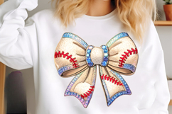 Glitter Baseball Coquette Png - Glitter Baseball Png Product Image 3