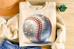 Glitter Baseball Ball PNG, Baseball PNG Sublimation, Sports Product Image 1