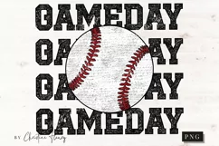 Faux Sequint Baseball Gameday PNG | Baseball PNG Product Image 4