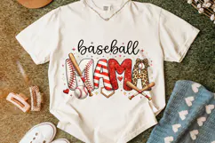 Baseball Mama Leopard PNG, Baseball Game Day PNG, Sports Mom Product Image 5