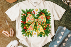 Christmas Coquette Bow PNG, Merry Christmas PNG, Holiday PNG Product Image 6