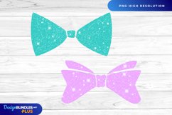 Glittery Bow Clipart - Scrapbook Embellishment Product Image 1