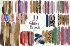 Glitter Brush Sublimation Clipart Product Image 1