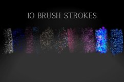 Glitter Brush Strokes Clipart Product Image 1