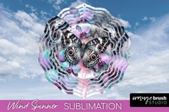 Butterfly Wind Spinner - Summer Flowers Spinner Sublimation Product Image 1