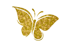 Glitter butterfly clipart ornament element design Product Image 1