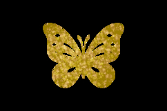 Glitter butterfly clipart ornament element graphic Product Image 2